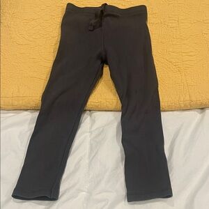 Zara Kids Dark Gray Ribbed Leggings